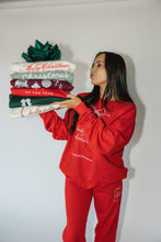 Load image into Gallery viewer, Holly Jolly Sweatshirt- Red