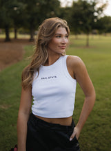 Load image into Gallery viewer, Hail State Ribbed Tank- White