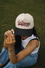 Load image into Gallery viewer, Go Dawgs Say It Back Hat- Polka Dot