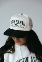 Load image into Gallery viewer, Dear Santa Trucker Hat- Black/Green