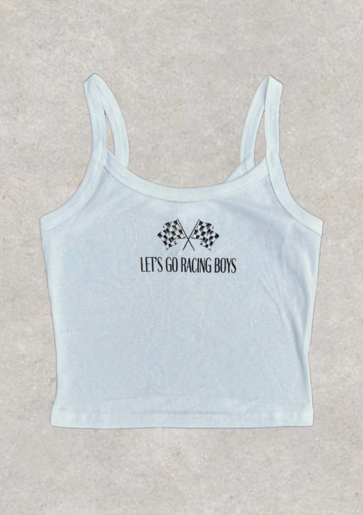 Let's Go Racing Boys Tank – The Diamond Label