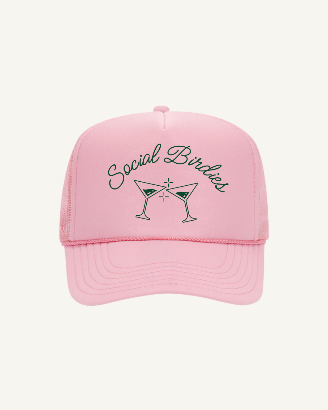 Social Birdies Hat- Pink