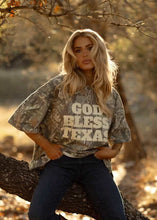 Load image into Gallery viewer, God Bless Texas Camo Tee
