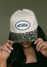 Load image into Gallery viewer, Rich is Free Hat- Leopard and Natural
