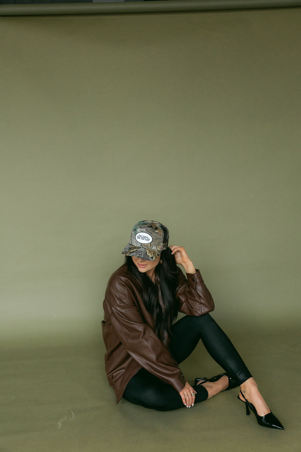 Rich is Free Hat- Camo