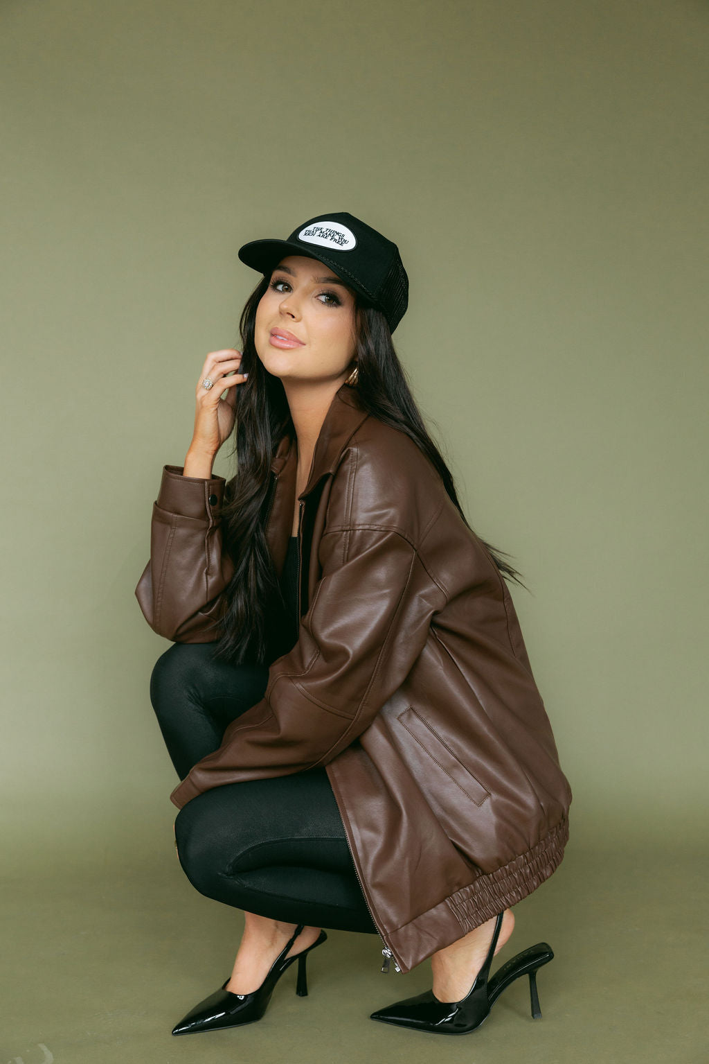 Rich is Free Hat- Black