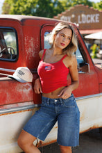 Load image into Gallery viewer, American Flag Patch Tank- Red

