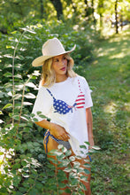 Load image into Gallery viewer, American Flag Bikini Tee
