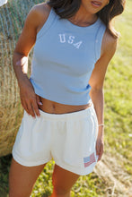Load image into Gallery viewer, USA Embroidered Tank

