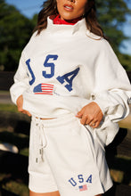 Load image into Gallery viewer, Oversized USA Mockneck
