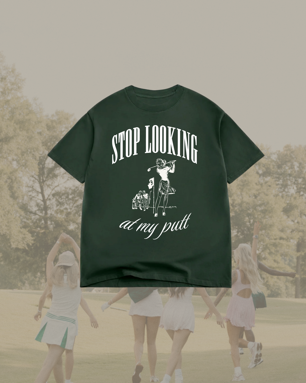 Stop Looking at My Putt Tee