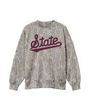 Load image into Gallery viewer, Mossy Oak Bottomland Mockneck- State Script Applique

