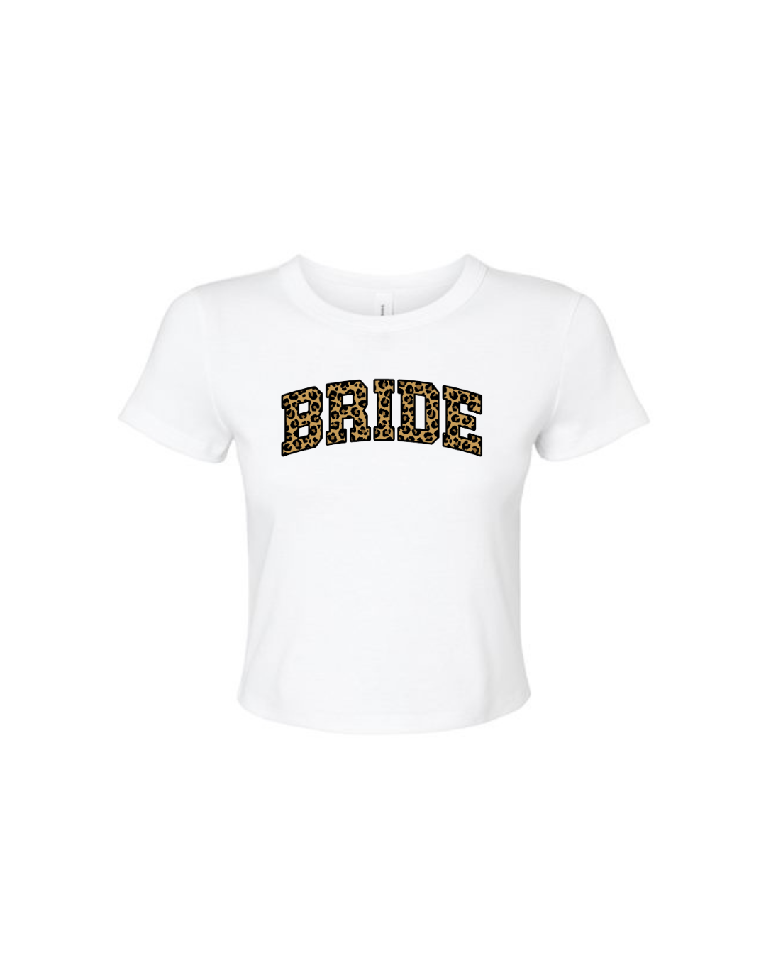 Leopard Bride Baby Tee