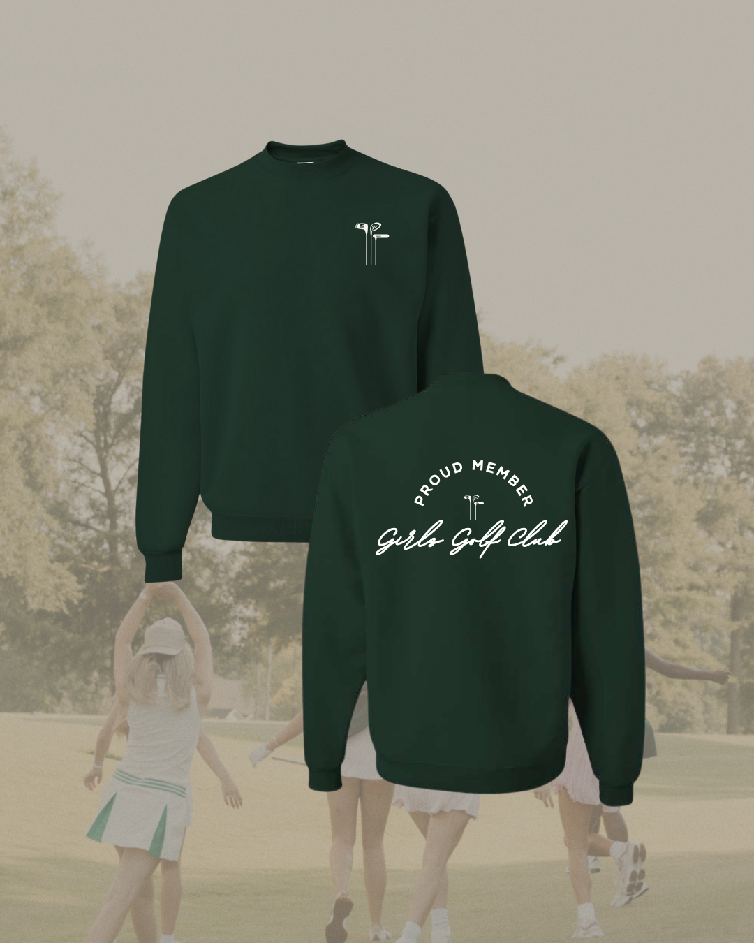 Proud Member Sweatshirt- Dark Green