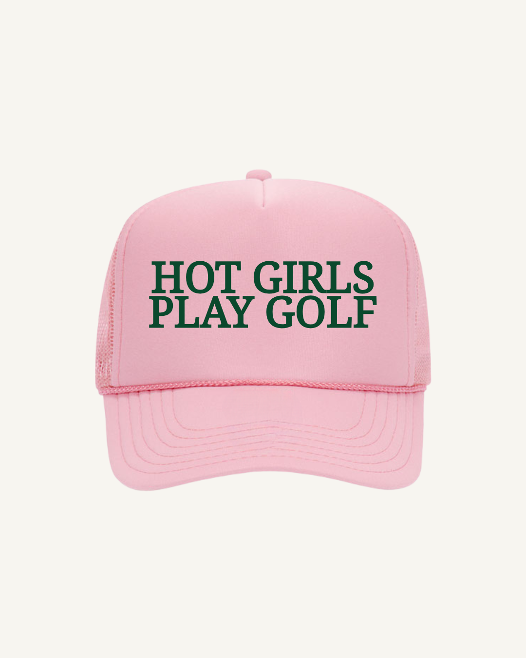 Hot Girls Play Golf Hat- Pink