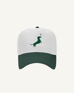 The Social Tee Dachshund Hat- White