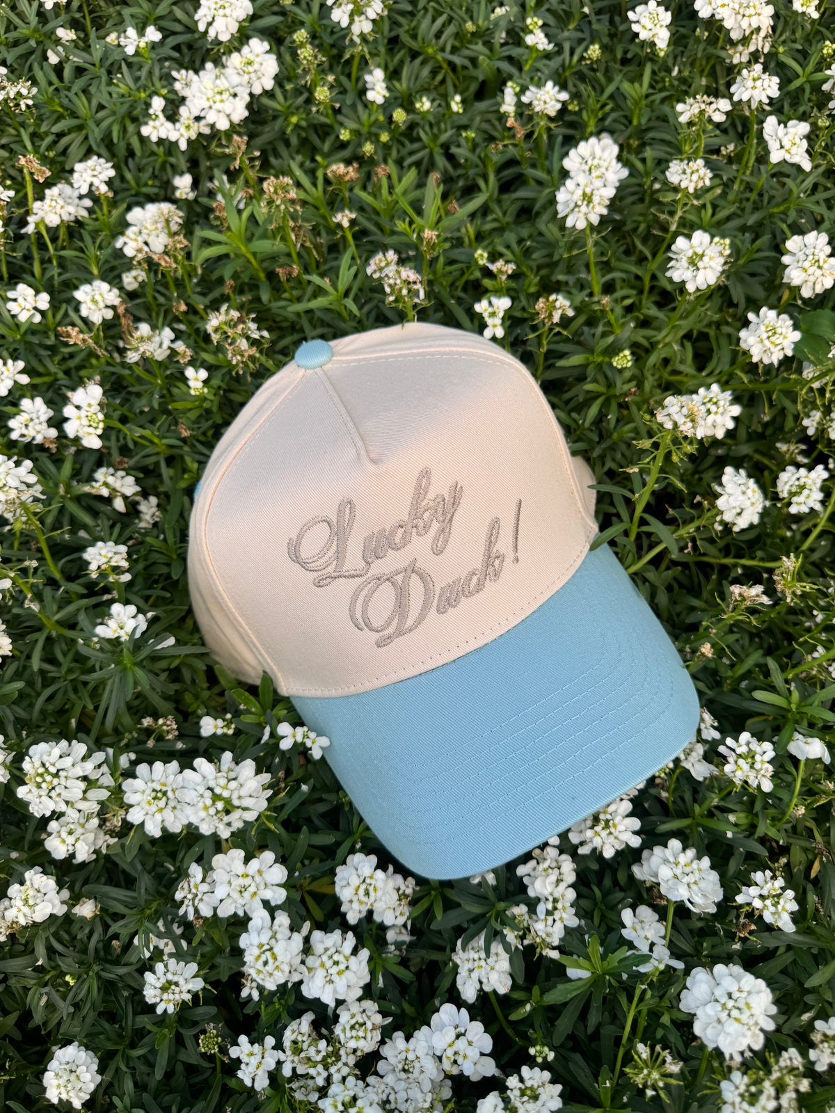 Lucky Duck Hat- Sky Blue