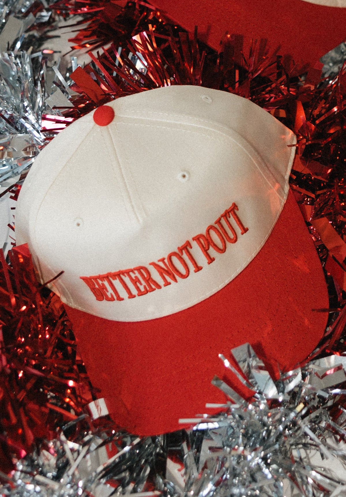 Better Not Pout Hat- Red
