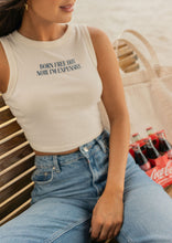 Load image into Gallery viewer, Born Free Muscle Tank- Cream
