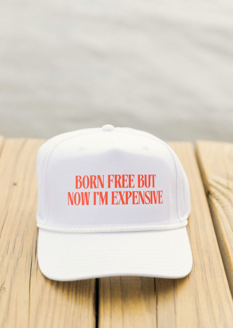 Born Free Rope Hat- White/Red