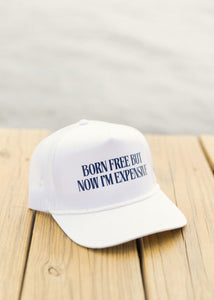 Born Free Rope Hat- White/Navy