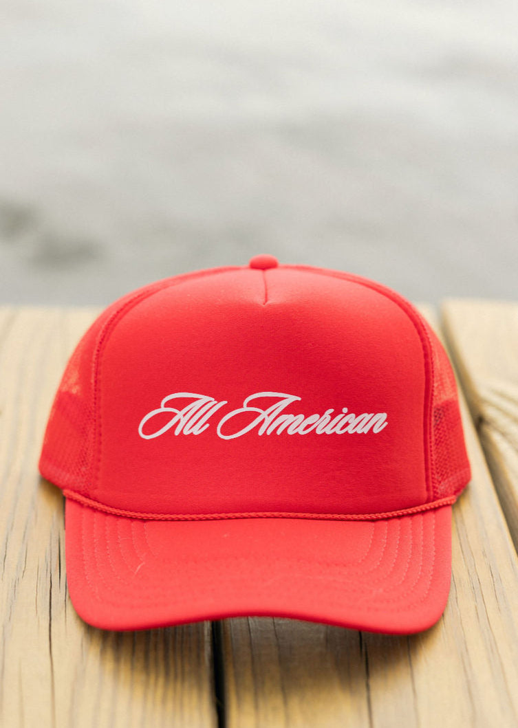 All American Hat- Red