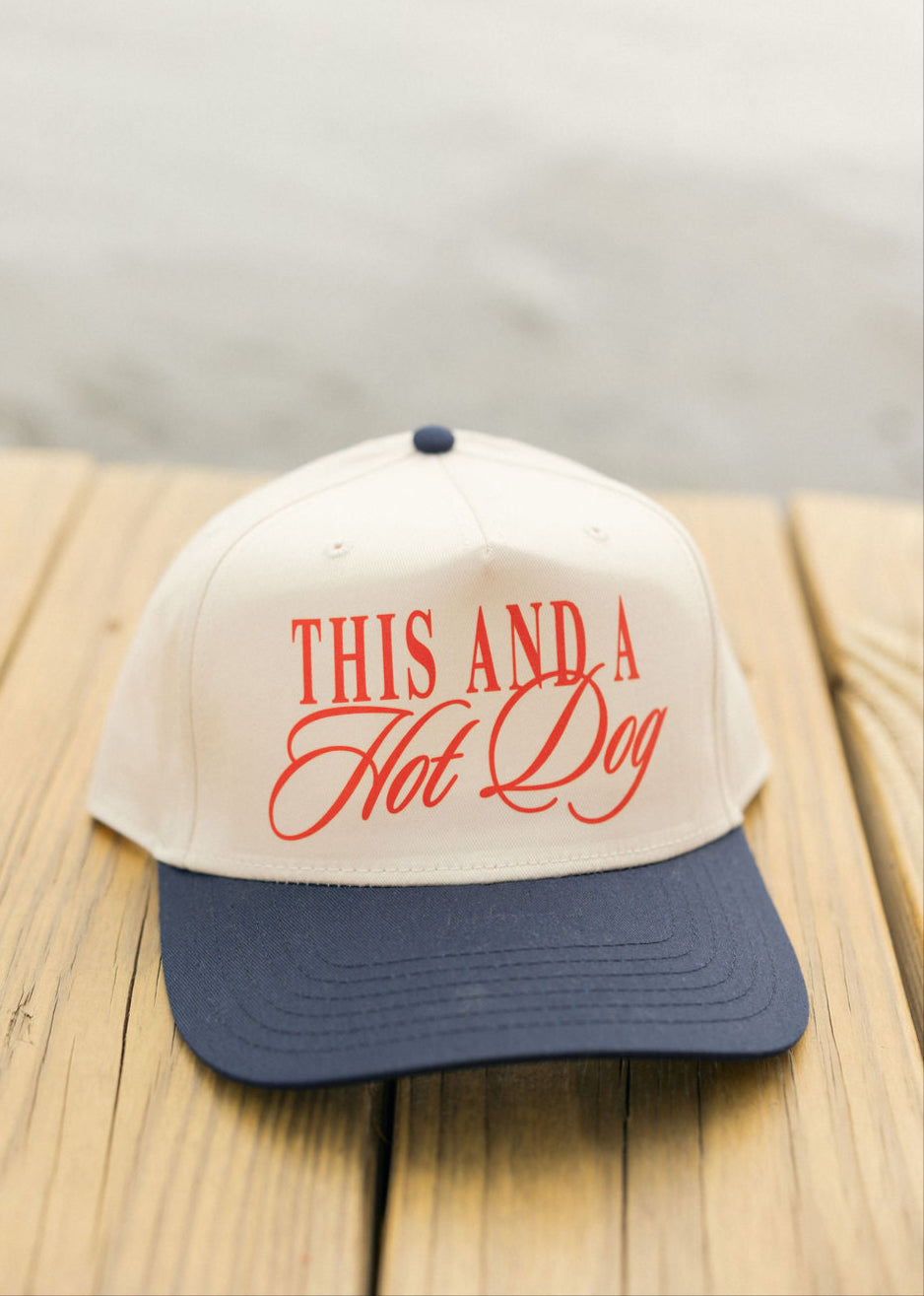This and a Hot Dog Hat- Navy