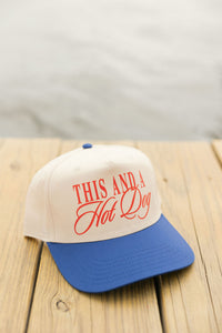This and a Hot Dog Hat- Royal