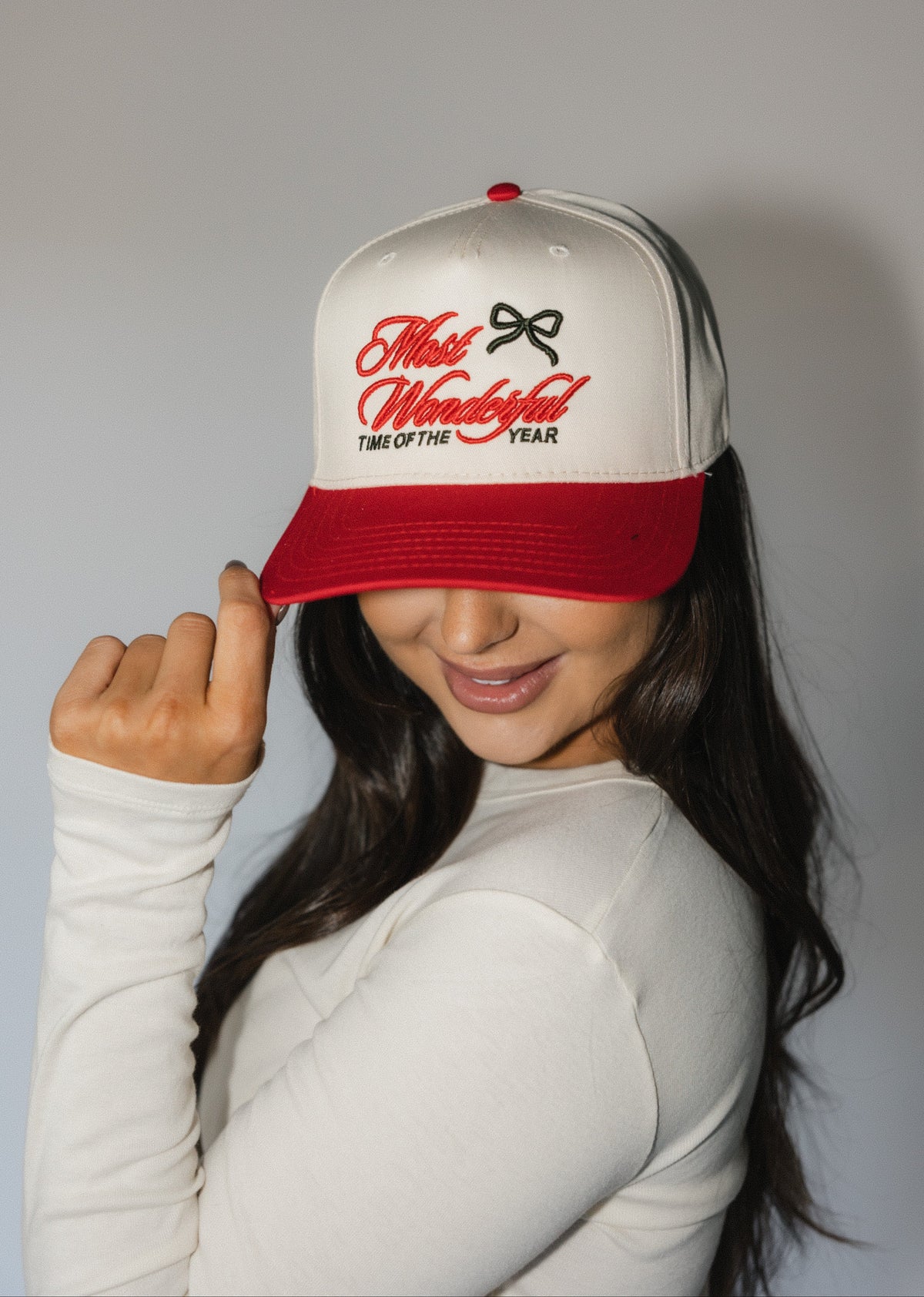Most Wonderful Time Hat- Red