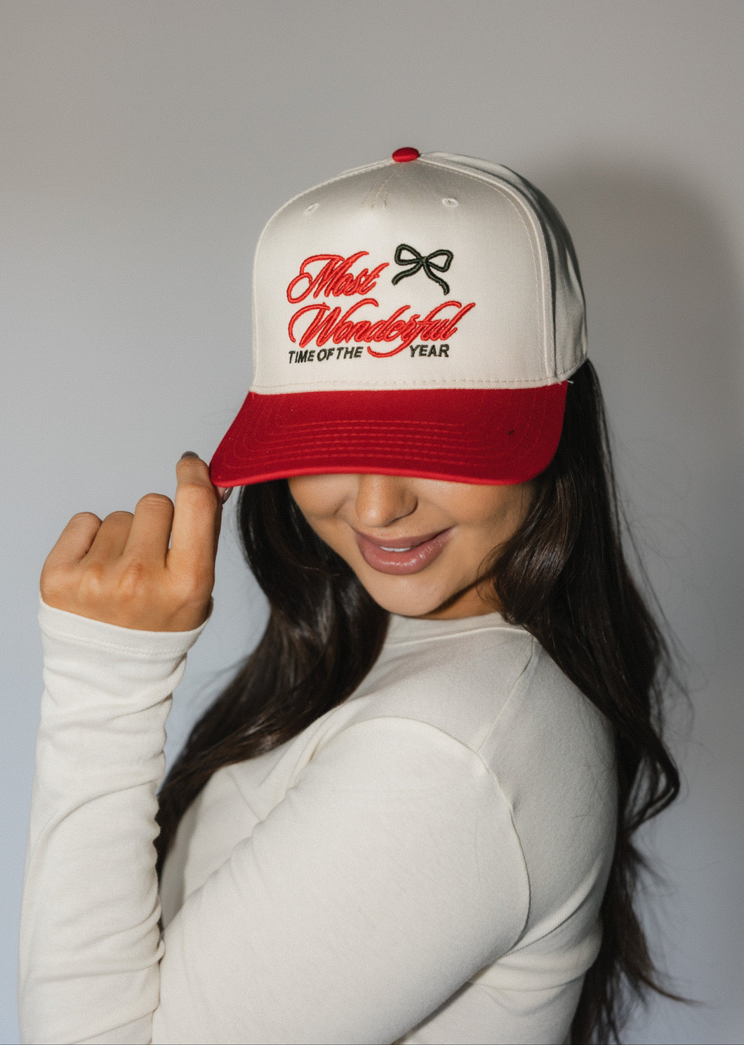 Most Wonderful Time Hat- Red