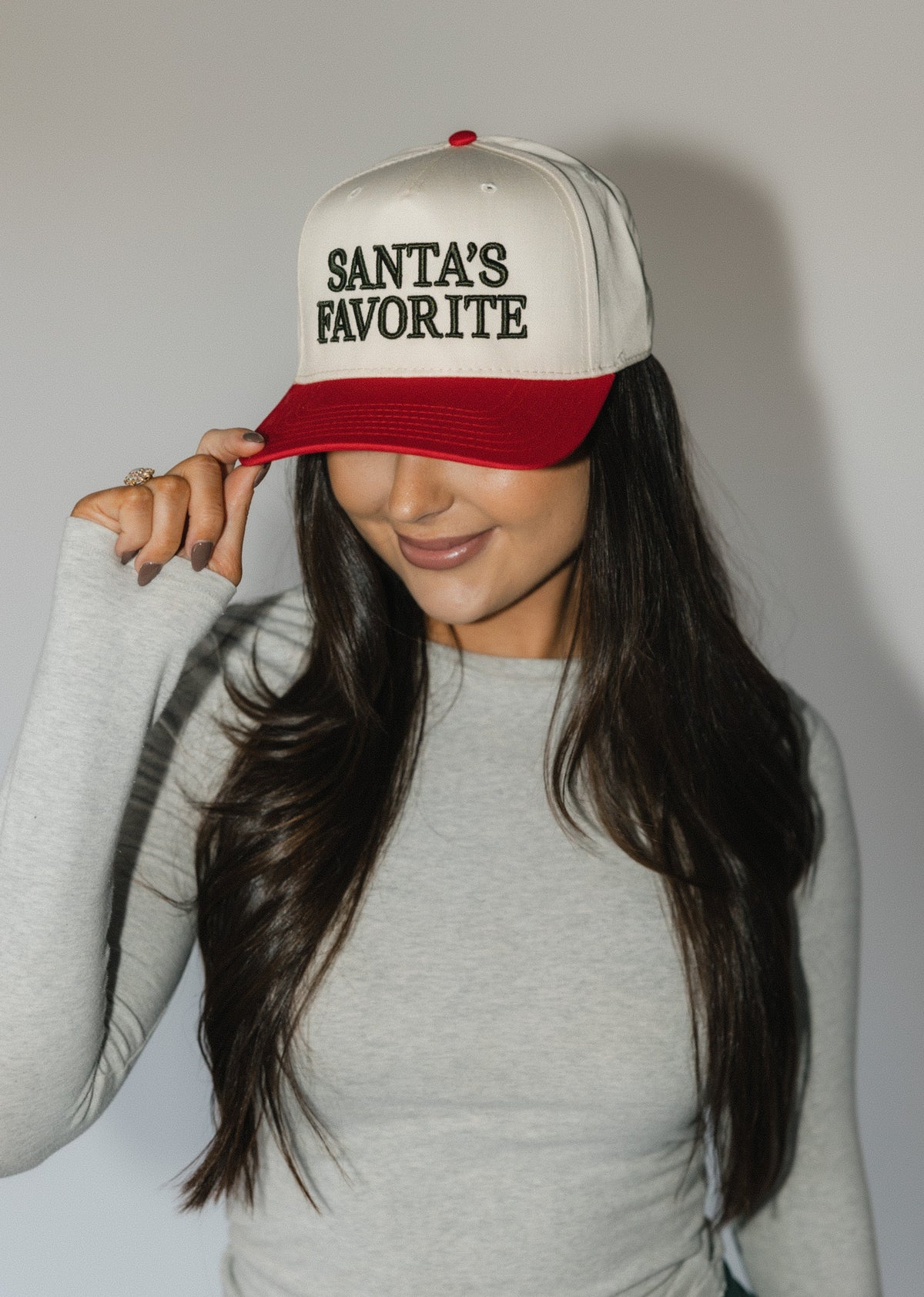 Santa's Favorite Hat- Red