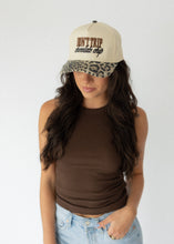 Load image into Gallery viewer, Don&#39;t Trip Chocolate Chip Hat- Leopard

