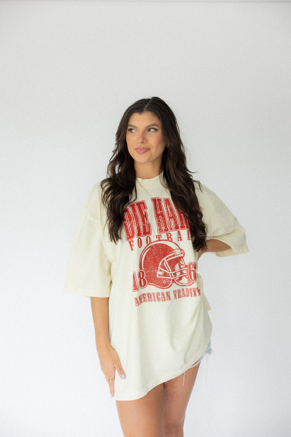 Die Hard Football Fan Tee- Red