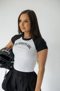 Big Sports Girl Baby Tee