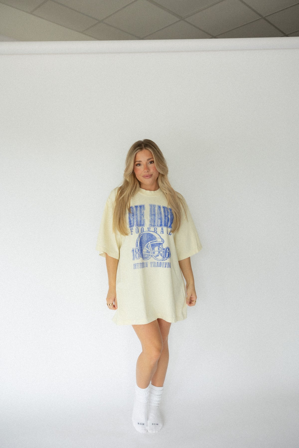Die Hard Football Fan Tee- Blue