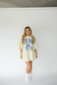 Die Hard Football Fan Tee- Blue
