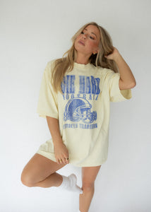 Die Hard Football Fan Tee- Blue