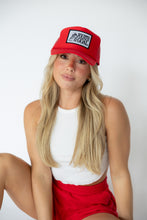 Load image into Gallery viewer, Fourth and Goal Patch Hat- Red
