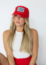Load image into Gallery viewer, Fourth and Goal Patch Hat- Red
