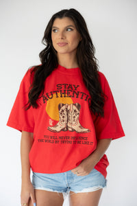 Stay Authentic Graphic Tee
