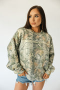Chase Dreams Script Sweatshirt- Camo