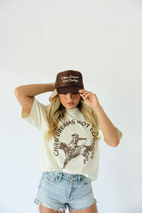 Not Cowboys Tee- Cream