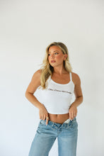 Load image into Gallery viewer, Chase Dreams Script Tank- White
