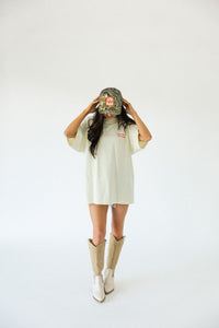 CDNC Script Tee- Cream