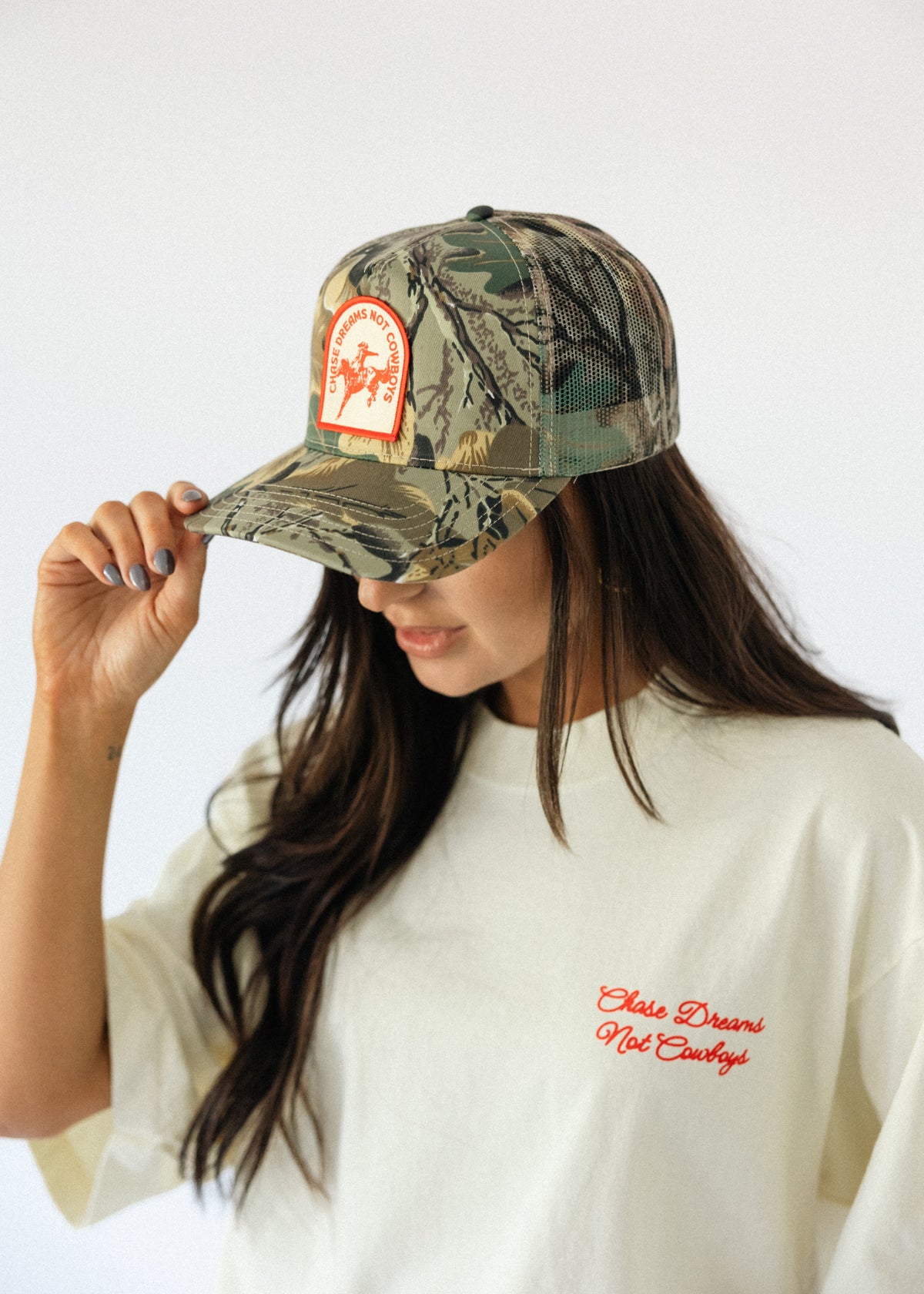 Not Cowboys Patch Hat- Camo