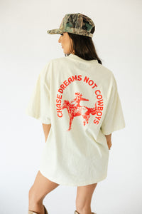 CDNC Script Tee- Cream