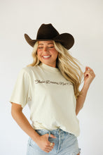 Load image into Gallery viewer, Chase Dreams Script Tee- Cream
