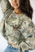 Load image into Gallery viewer, Bronco Sweatshirt- Camo with Brown
