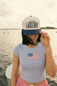 American Flag Baby Tee