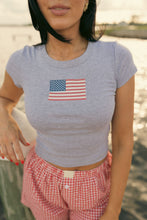Load image into Gallery viewer, American Flag Baby Tee
